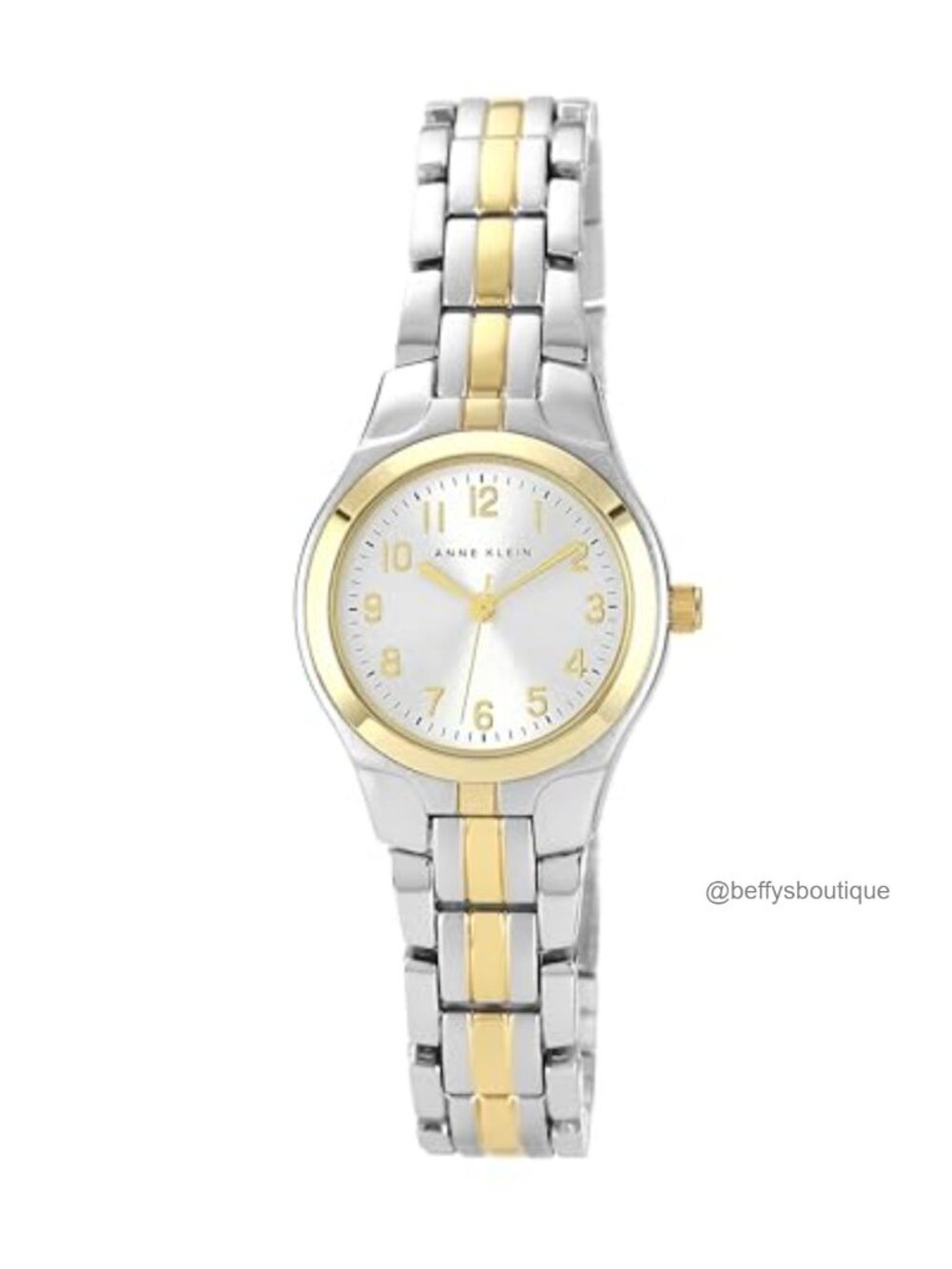 Anne Klein Women's Bracelet Watch with Silver-Tone Dial and Two-Tone Link Band